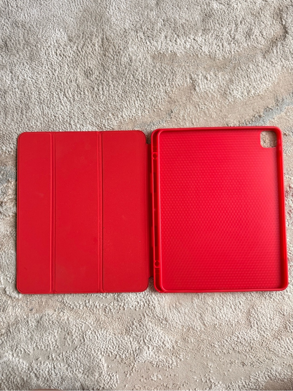 Red Trifold Case for iPad Pro w/ Pencil Holder